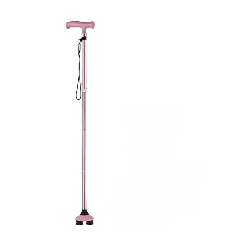Colorful Folding Walking Cane for Elderly with Spring Base – view 2