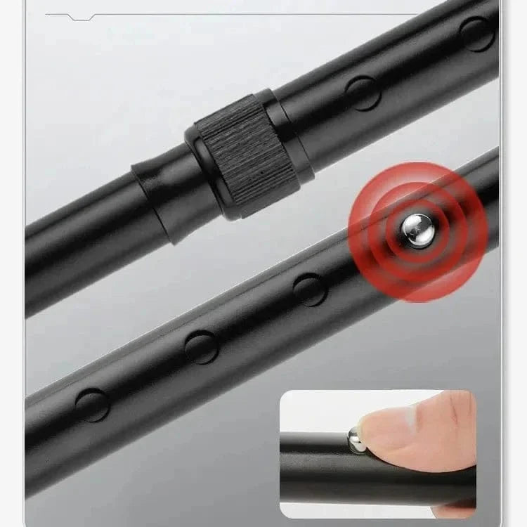 Colorful Folding Walking Cane for Elderly with Spring Base – view 7