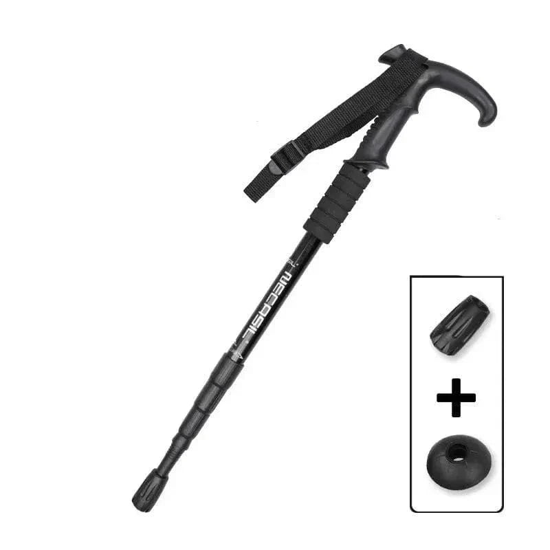 Telescopic Aluminum Adjustable Walking Cane for Hiking – view 5