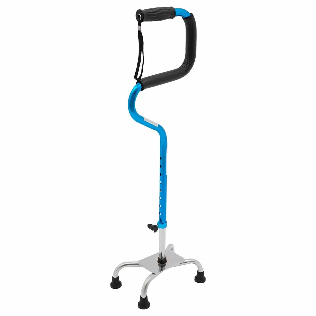 Telescopic Folding Walking Cane with Four-Foot Base – view 5
