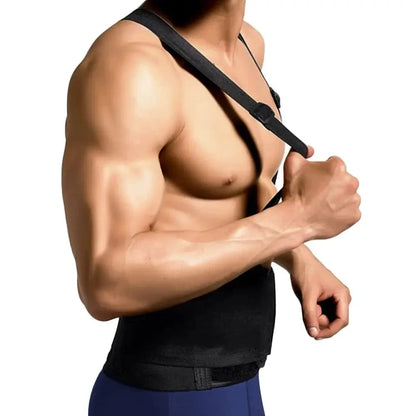 Adjustable Lumbar Support Belt for Men with Flexible Stays – view 3