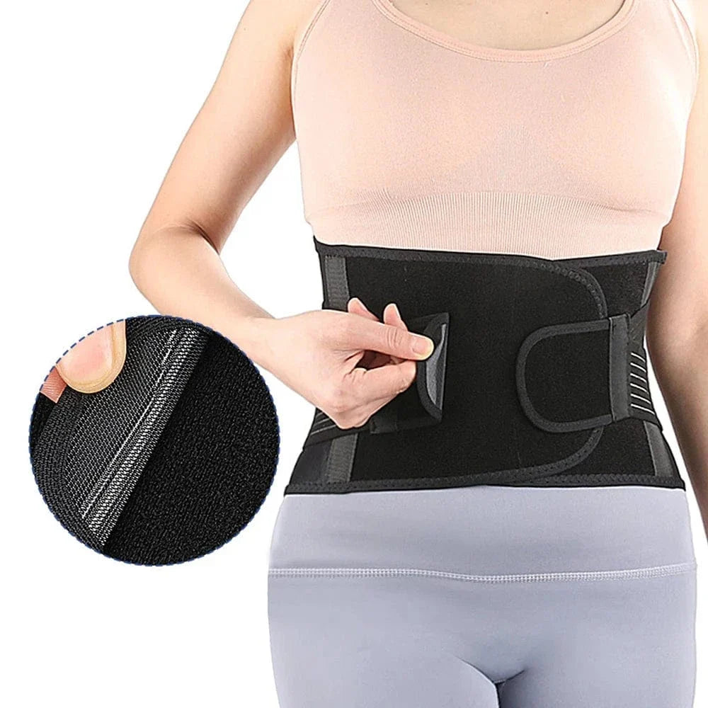 Adjustable Back Brace for Women with Air Mesh Fabric – view 4