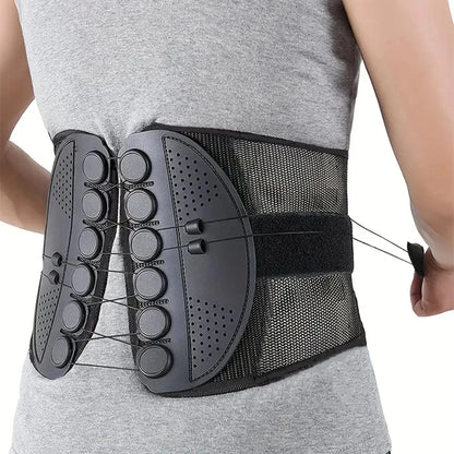 Adjustable Back Brace for Men with Air Mesh Ventilation