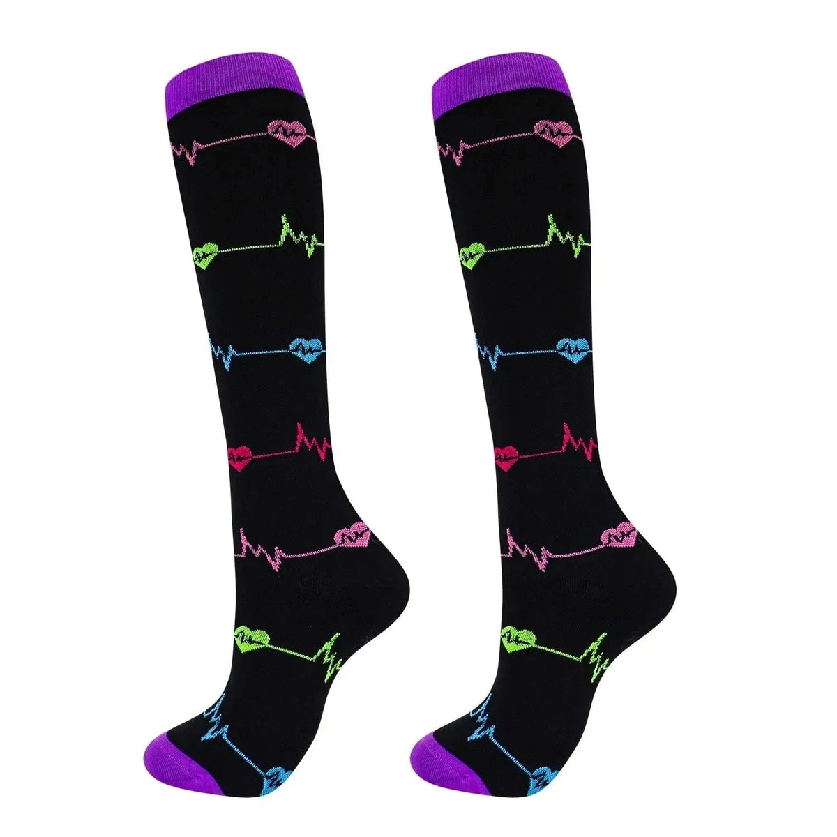 Tall Stretch Orthopedic Socks for Women with Fun Patterns – view 4