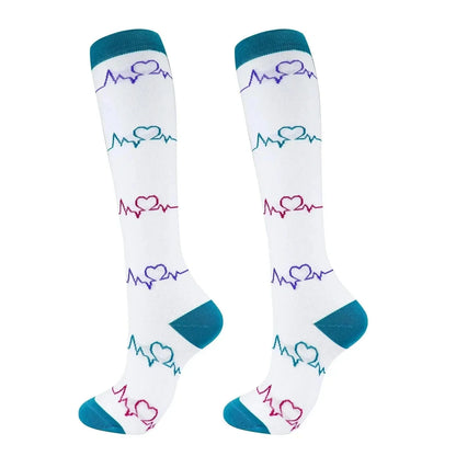 Tall Stretch Orthopedic Socks for Women with Fun Patterns – view 3