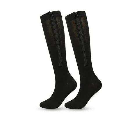Breathable High Top Orthopedic Socks for Women with Zipper – view 4