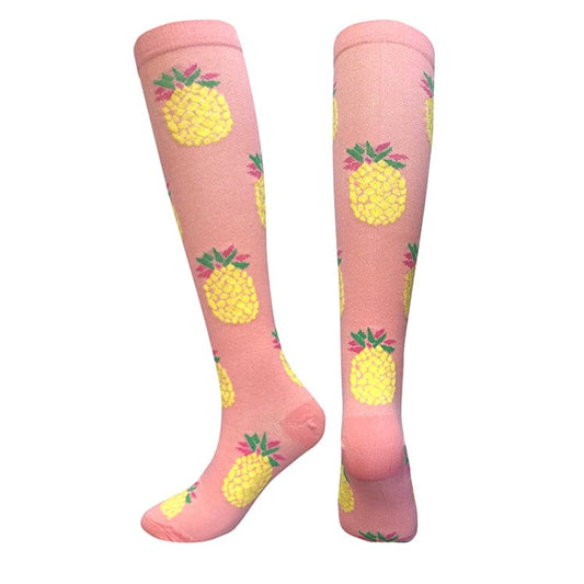 Breathable Orthopedic Socks for Women with Pineapple Print