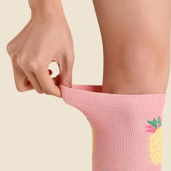 Breathable Orthopedic Socks for Women with Pineapple Print – view 2
