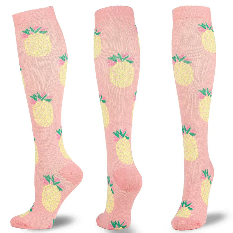 Breathable Orthopedic Socks for Women with Pineapple Print – view 5