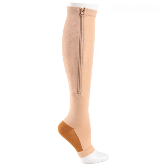 Easy-On Zipper Compression Socks for Varicose Veins