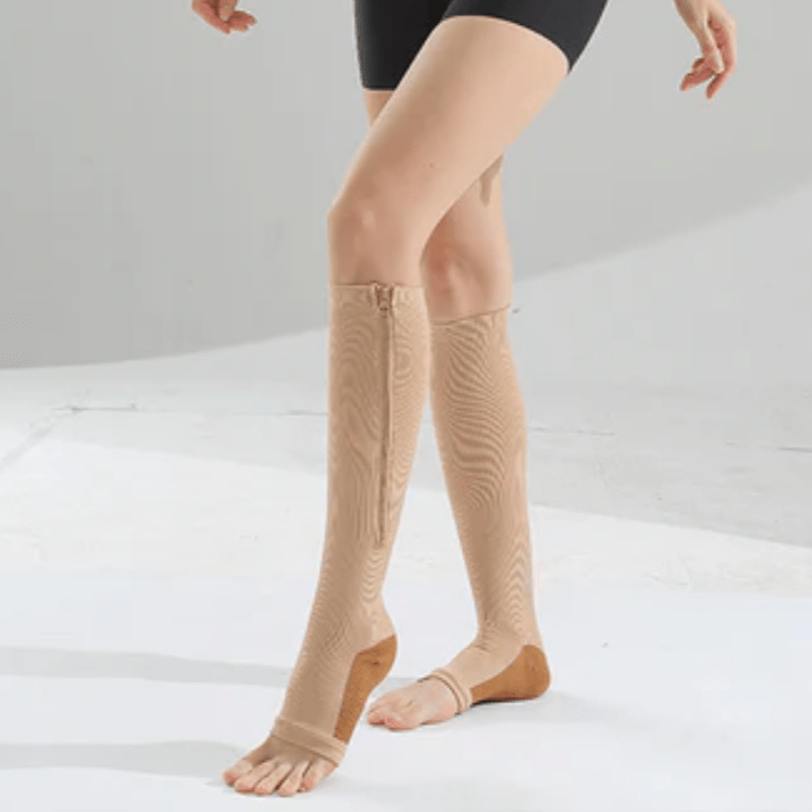 Easy-On Zipper Compression Socks for Varicose Veins – view 3