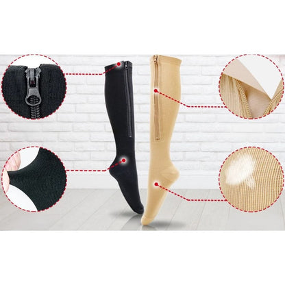 Easy-On Zipper Compression Socks for Men – view 2