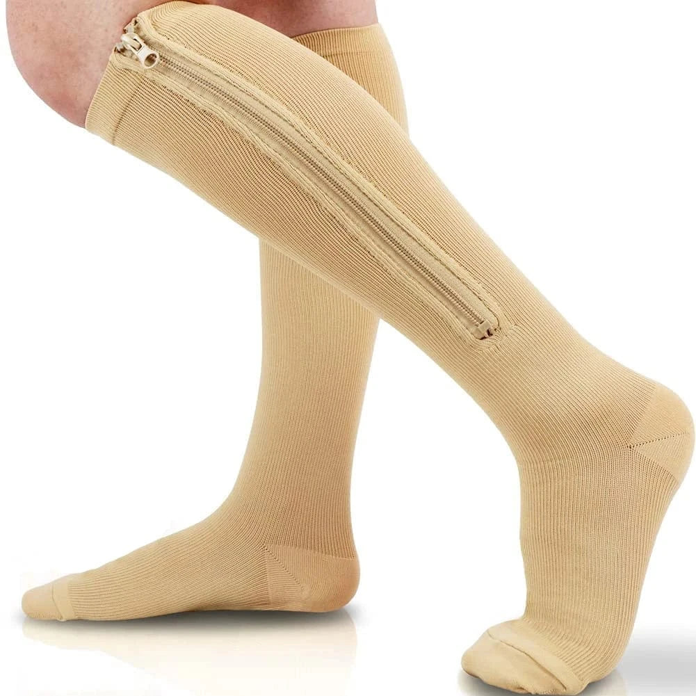 Easy-On Zipper Compression Socks for Men – view 6