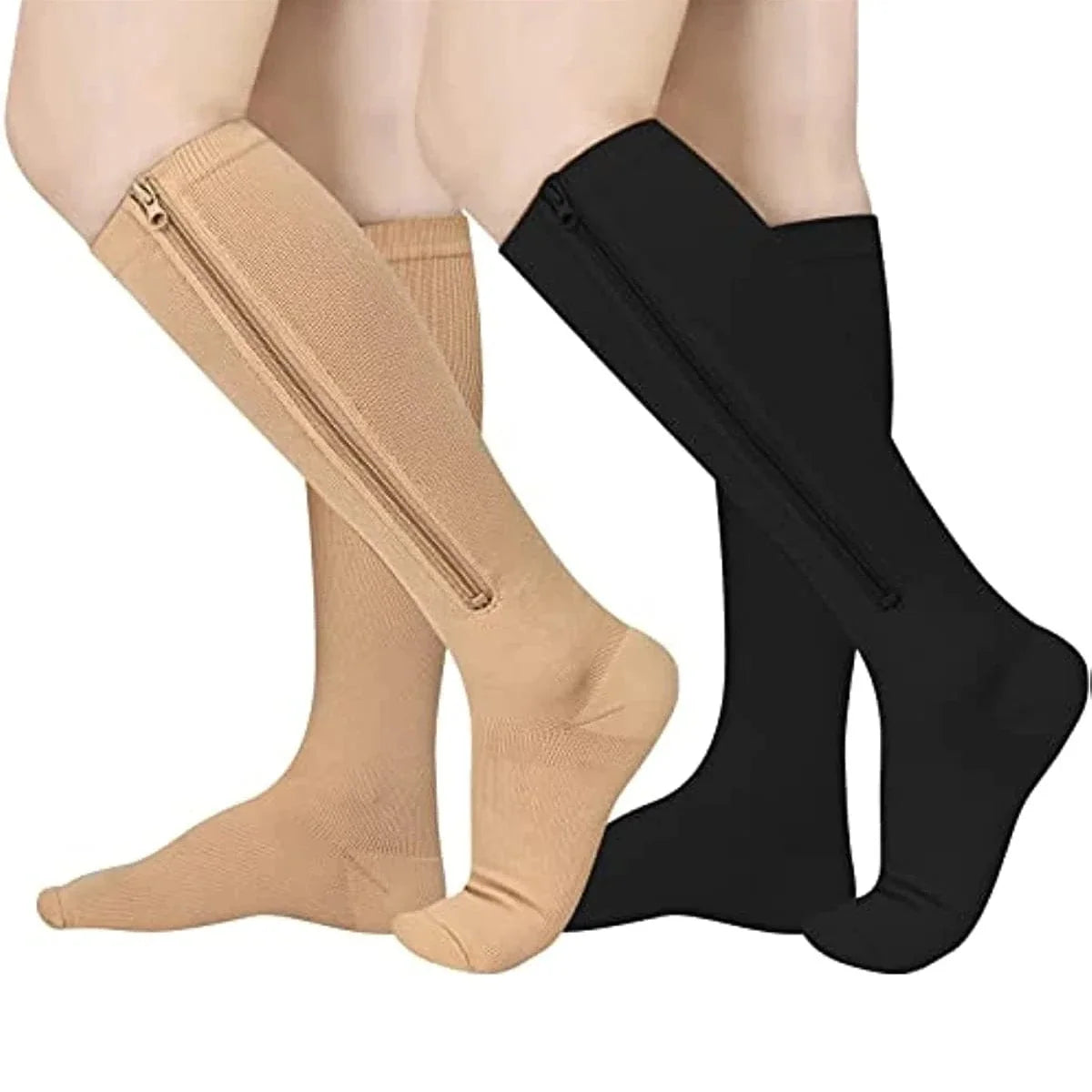 Easy-On Zipper Compression Socks for Men – view 5