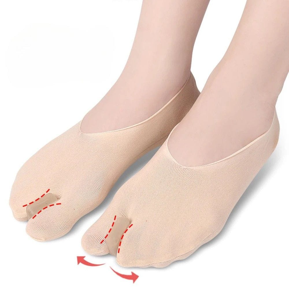 Thin Breathable Orthopedic Socks with Toe Separator – view 3