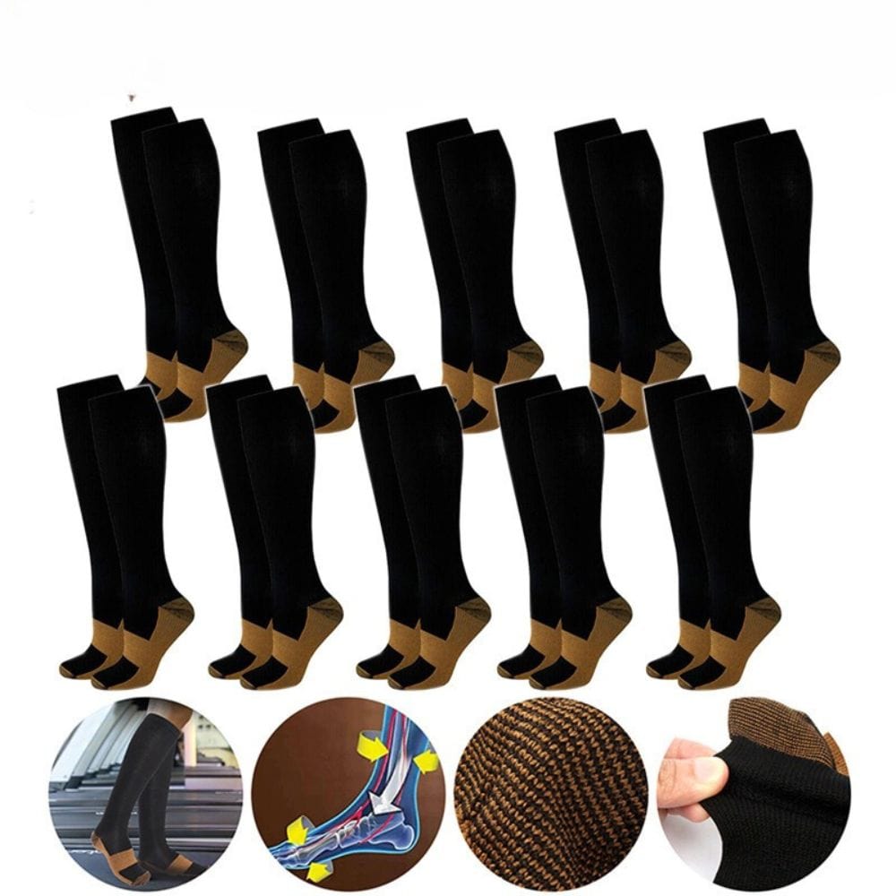 Copper Compression Mens Socks for Swollen Feet – view 6