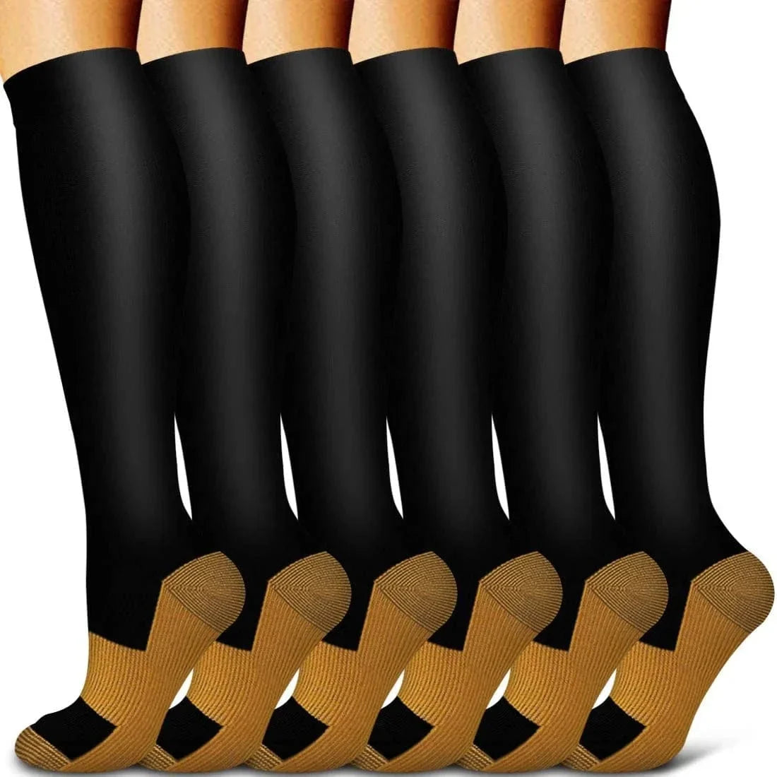 Copper Compression Mens Socks for Swollen Feet
