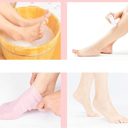 Moisturizing Silicone Orthopedic Socks for Dry Heels – view 2