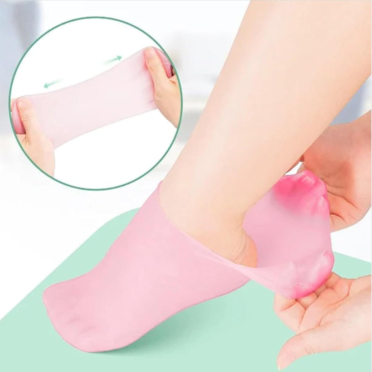 Moisturizing Silicone Orthopedic Socks for Dry Heels – view 4