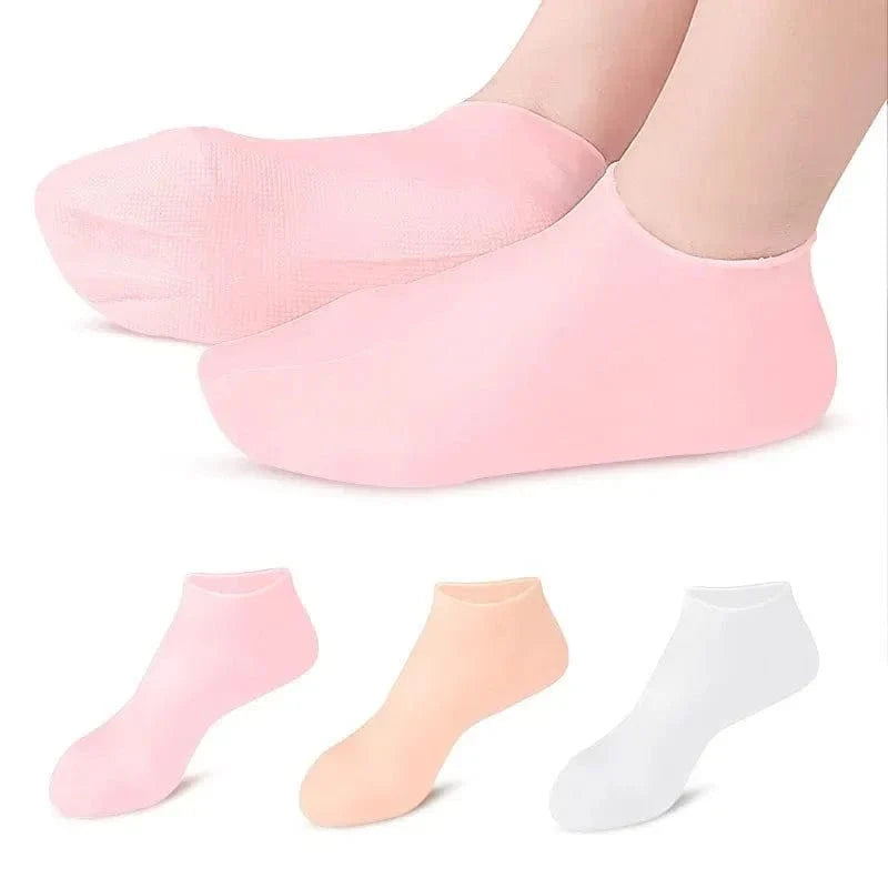 Moisturizing Silicone Orthopedic Socks for Dry Heels