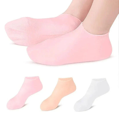 Moisturizing Silicone Orthopedic Socks for Dry Heels