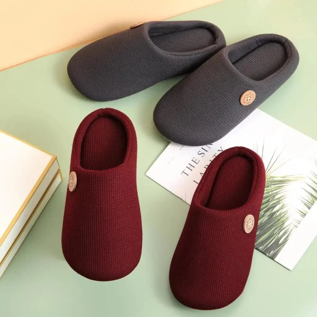 Non-Slip Warm Cotton Orthopedic Slippers for Women and Men – view 12