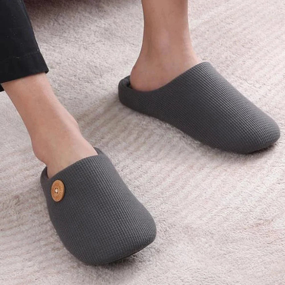 Non-Slip Warm Cotton Orthopedic Slippers for Women and Men – view 11