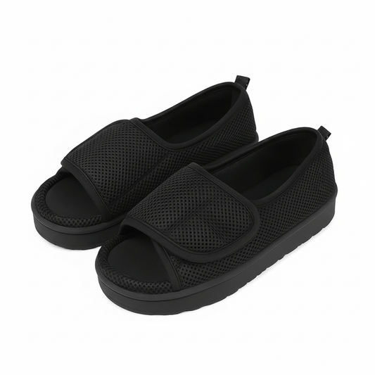 Open-Toe Breathable Non Slip Adjustable Orthopedic Slippers