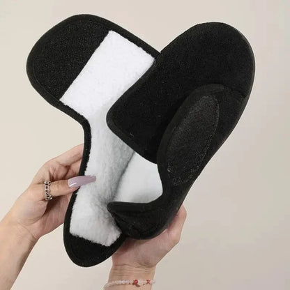 Fluffy Faux Fur Arch Support House Shoes for Women and Men – view 2