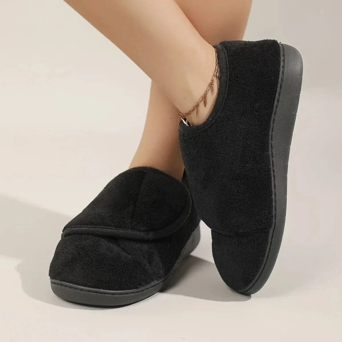 Fluffy Faux Fur Arch Support House Shoes for Women and Men – view 4