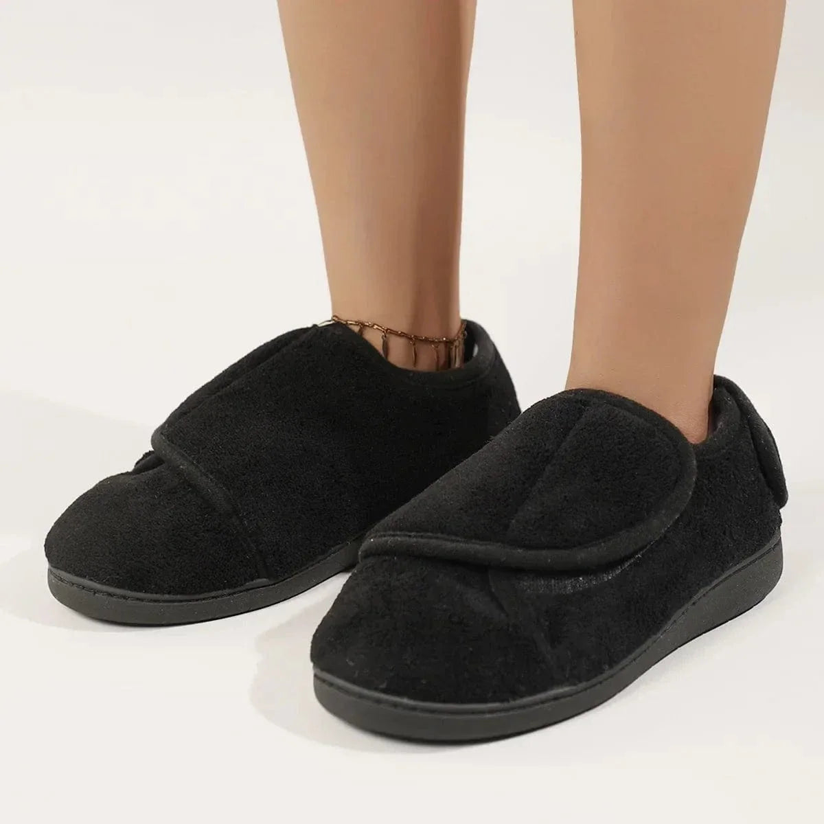 Fluffy Faux Fur Arch Support House Shoes for Women and Men – view 3