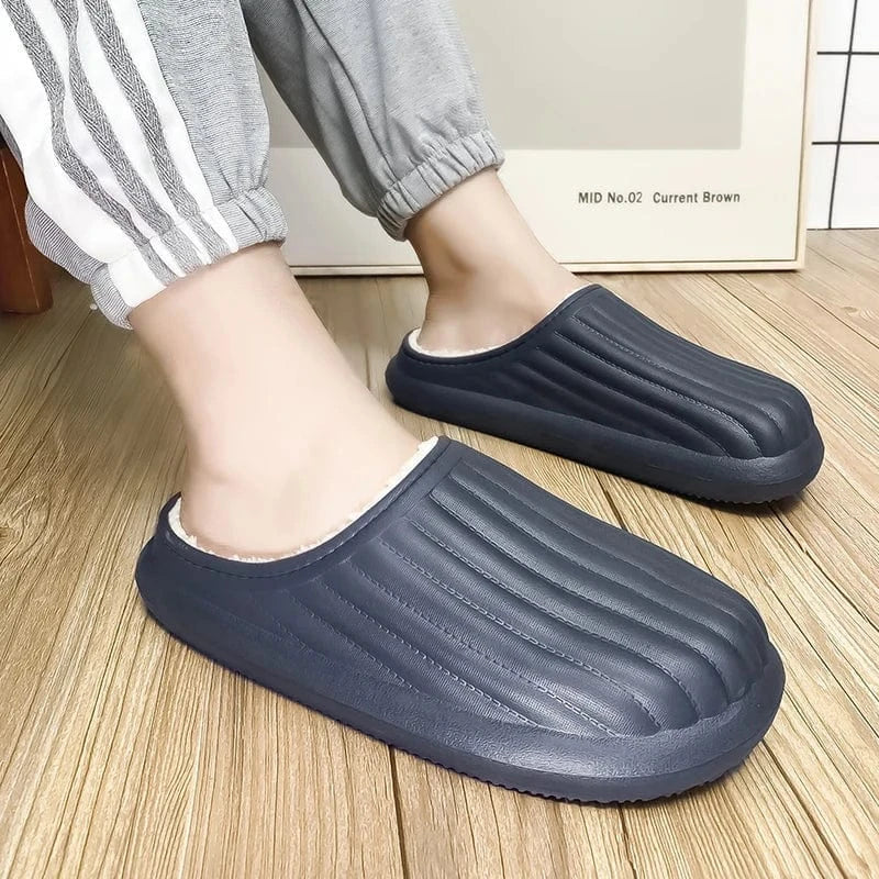Waterproof Padded Arch Support Slippers with Grip Sole – view 3