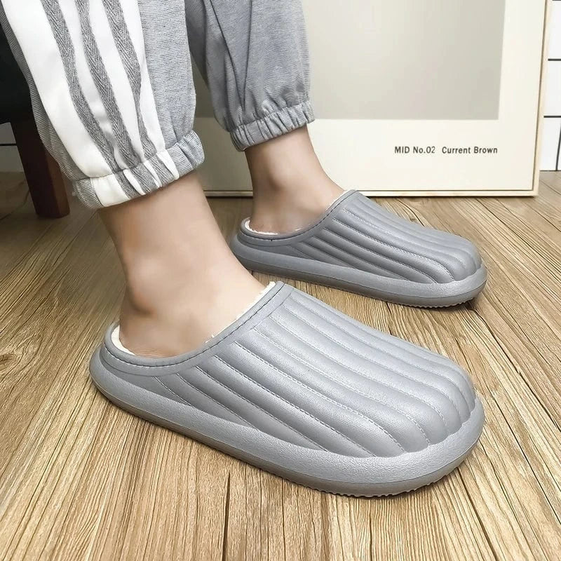 Waterproof Padded Arch Support Slippers with Grip Sole – view 2