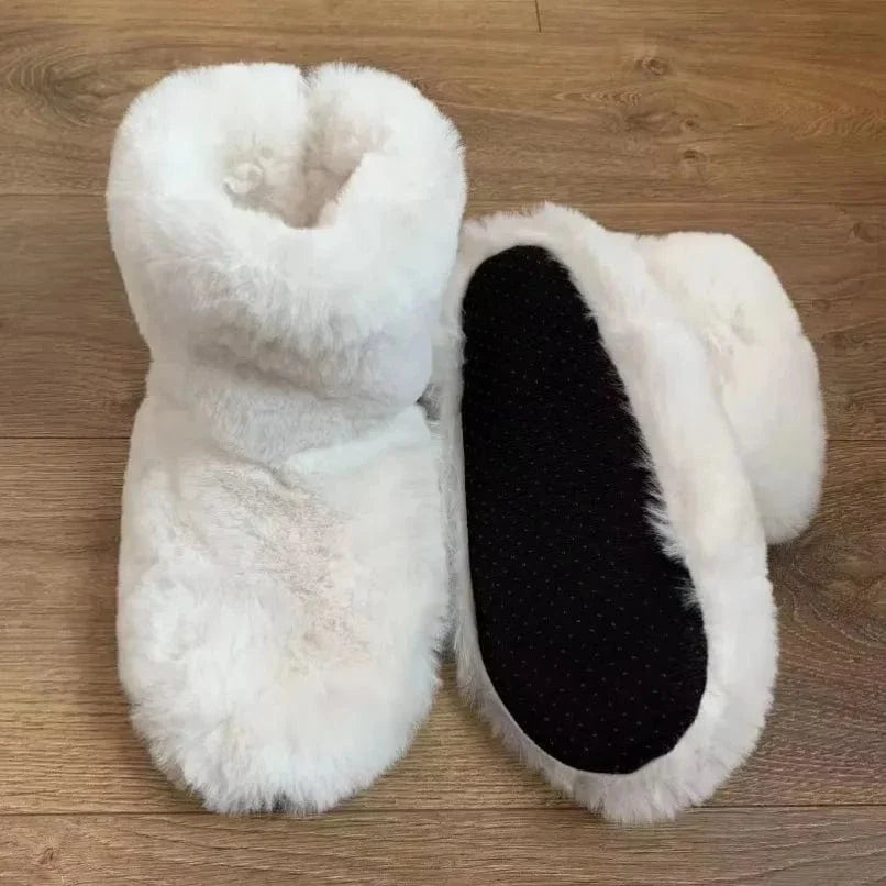 Thick Fur Lined Non Slip Orthopedic Slippers for Women – view 7