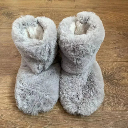 Thick Fur Lined Non Slip Orthopedic Slippers for Women – view 2