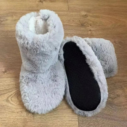 Thick Fur Lined Non Slip Orthopedic Slippers for Women – view 3