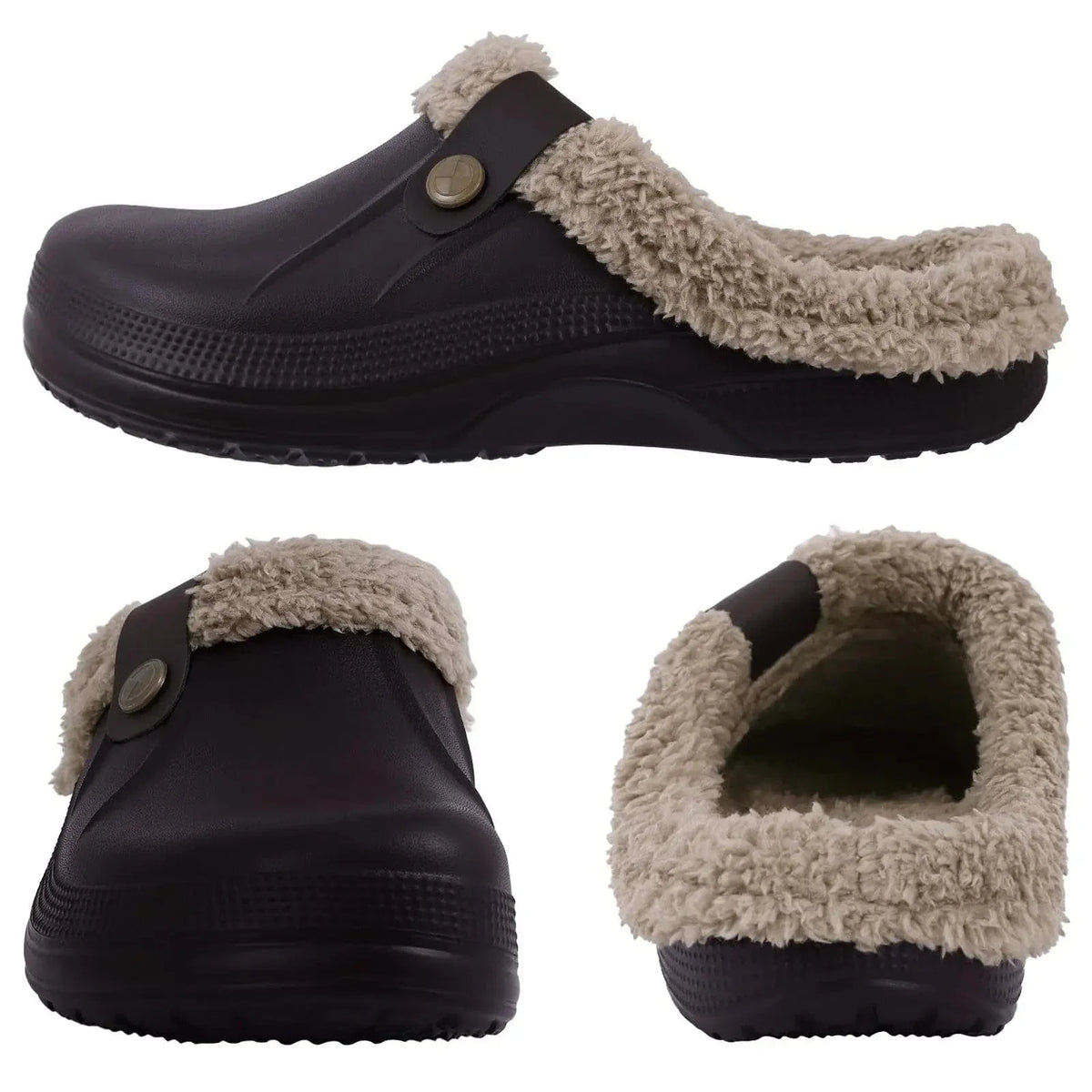 Plush-Lined House Shoes with Arch Support for Men – view 4