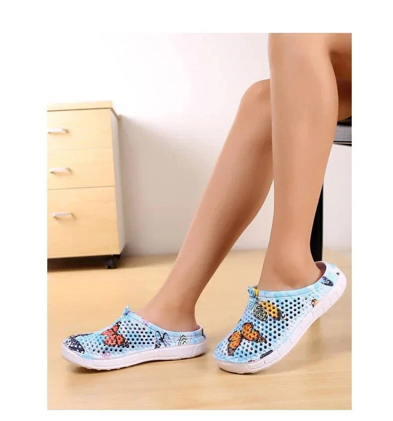 Butterfly Print Orthopedic House Shoes for Women – view 4