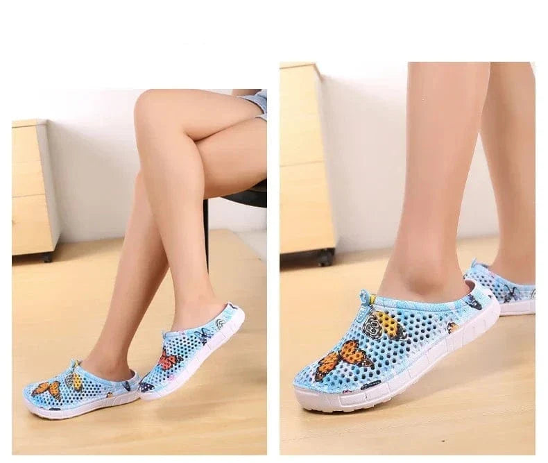Butterfly Print Orthopedic House Shoes for Women – view 3