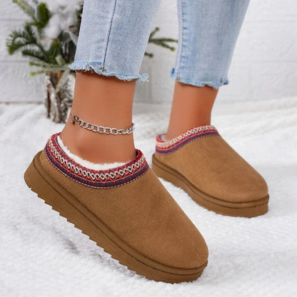 Chic Embroidered Wedge Non Slip Orthopedic Slippers – view 7