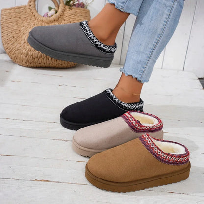 Chic Embroidered Wedge Non Slip Orthopedic Slippers – view 2