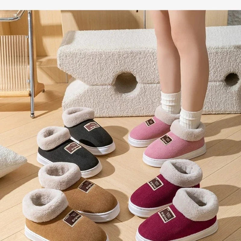 Cozy Non Slip Fleece Lined Orthopedic Slippers for Women – view 2