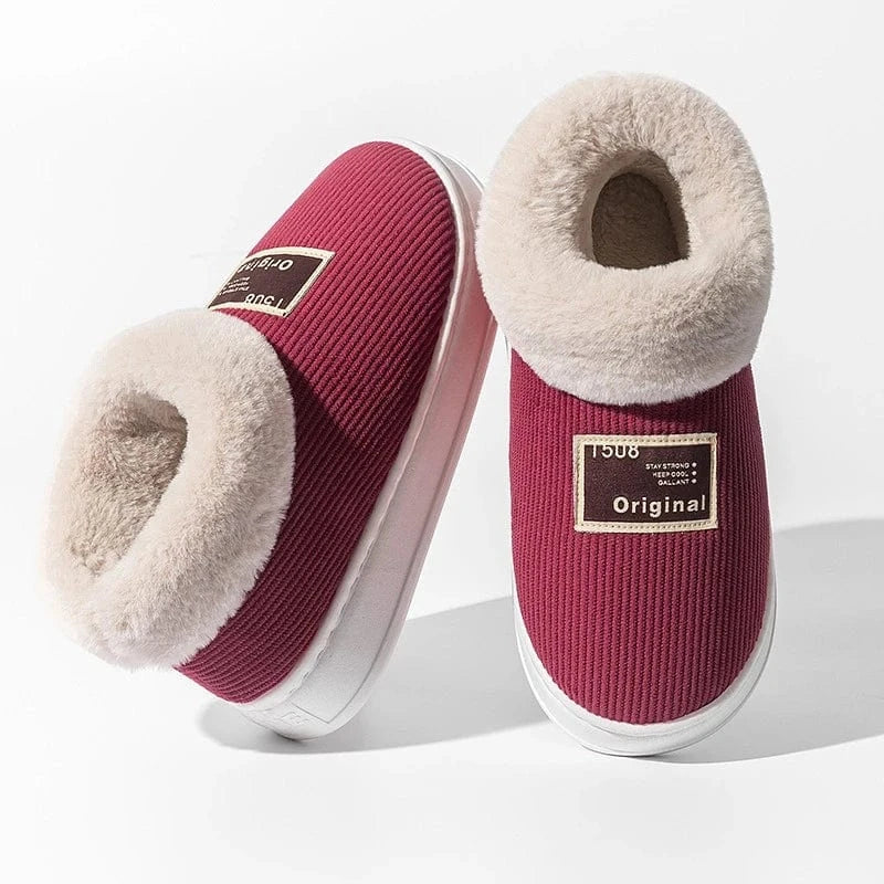 Cozy Non Slip Fleece Lined Orthopedic Slippers for Women