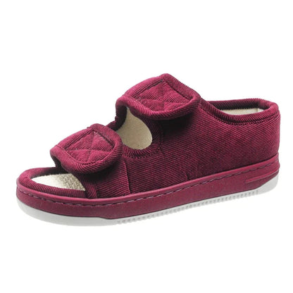 Warm Hook-and-Loop Non Slip Orthopedic Slippers for Men – view 3