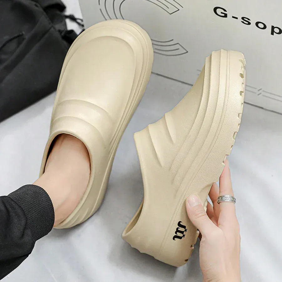 Platform White Orthopedic Slippers for Women – view 2