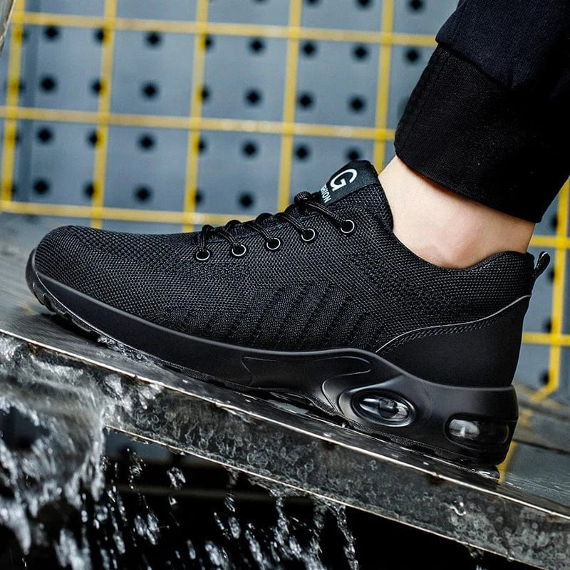 Air Cushion Comfortable Steel Toe Shoes for Work – view 3