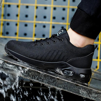 Air Cushion Comfortable Steel Toe Shoes for Work – view 3