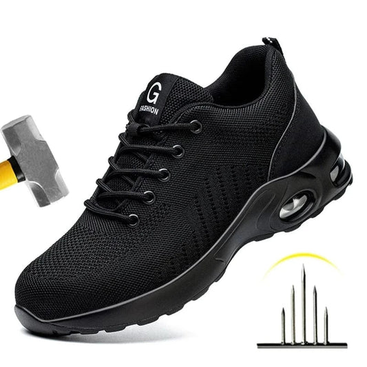 Air Cushion Comfortable Steel Toe Shoes for Work