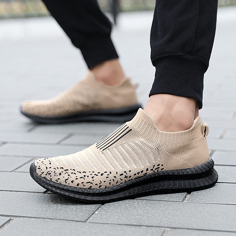 Breathable Mesh Brown Orthopedic Shoes for Men – view 3