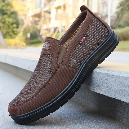 Breathable Brown Arch Support Shoes for Men – view 3